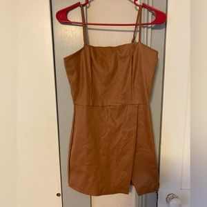(SOLD) Altar’d State Faux Leather Dress/Skort Size S